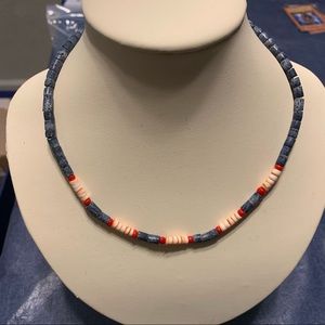 Red and Blue Necklace